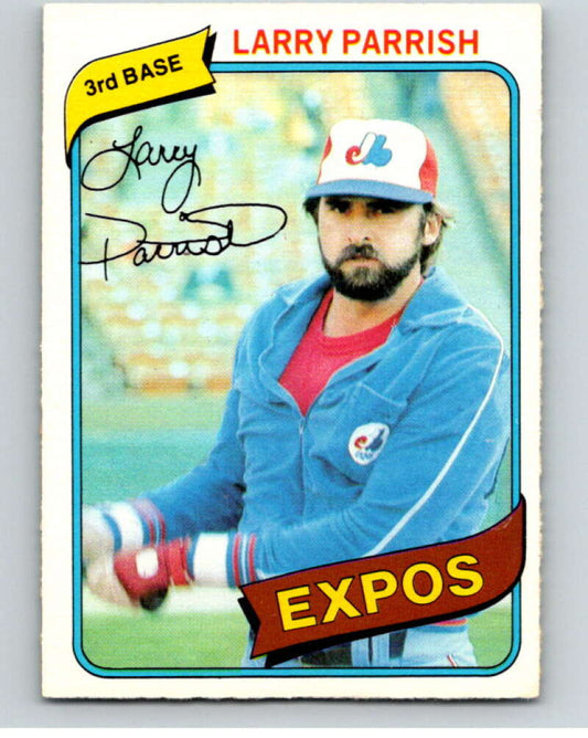 1980 O-Pee-Chee #182 Larry Parrish  Montreal Expos  V79388 Image 1