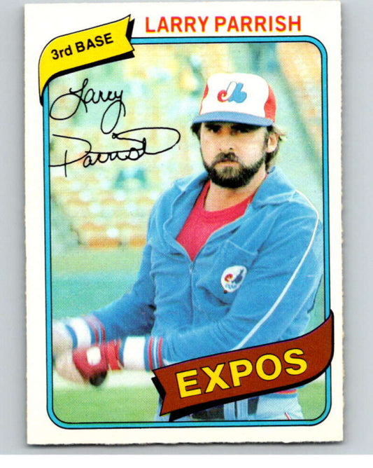 1980 O-Pee-Chee #182 Larry Parrish  Montreal Expos  V79389 Image 1