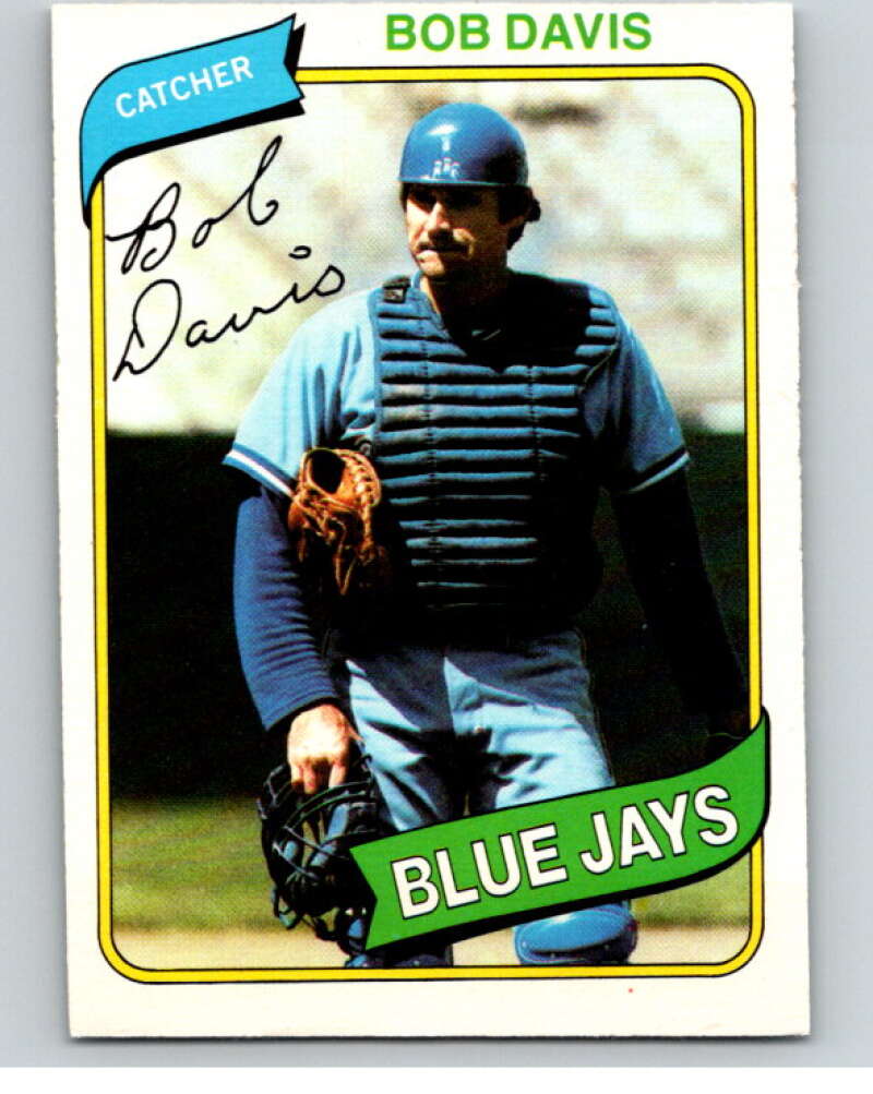 1980 O-Pee-Chee #185 Bob Davis Toronto Blue Jays V79399 Image 1