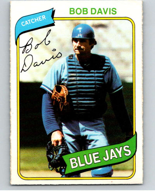 1980 O-Pee-Chee #185 Bob Davis  Toronto Blue Jays  V79400 Image 1