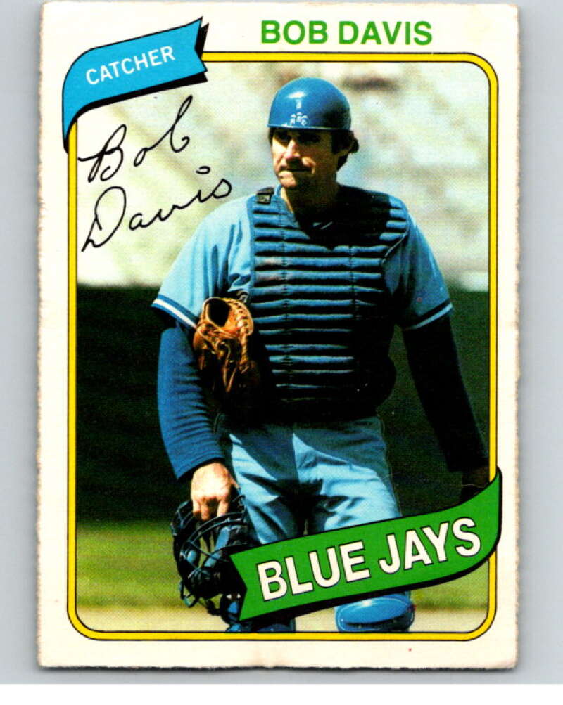1980 O-Pee-Chee #185 Bob Davis Toronto Blue Jays V79401 Image 1