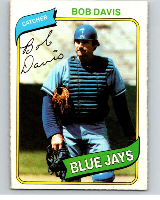 1980 O-Pee-Chee #185 Bob Davis  Toronto Blue Jays  V79402 Image 1