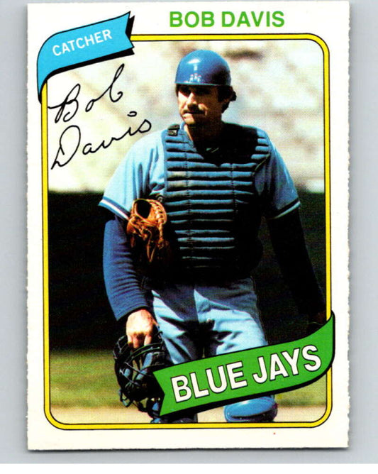 1980 O-Pee-Chee #185 Bob Davis  Toronto Blue Jays  V79403 Image 1