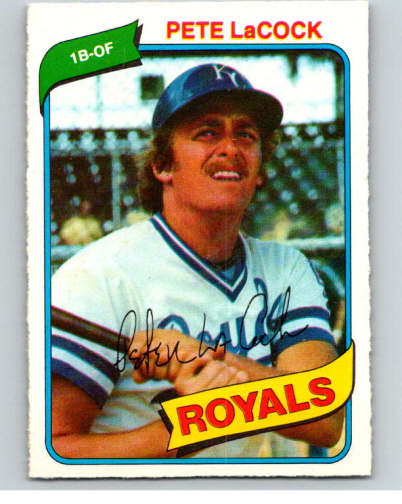 1980 O-Pee-Chee #202 Pete LaCock Kansas City Royals V79449 Image 1