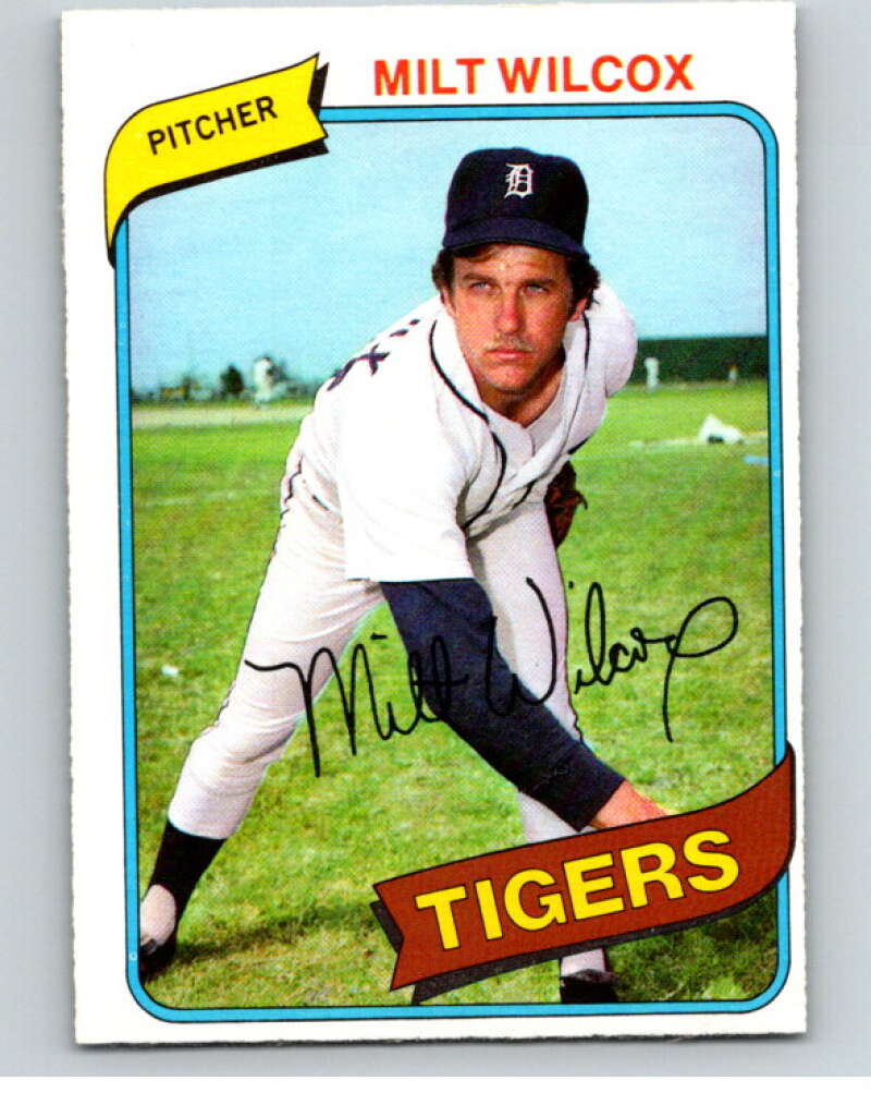 1980 O-Pee-Chee #204 Milt Wilcox Detroit Tigers V79455 Image 1