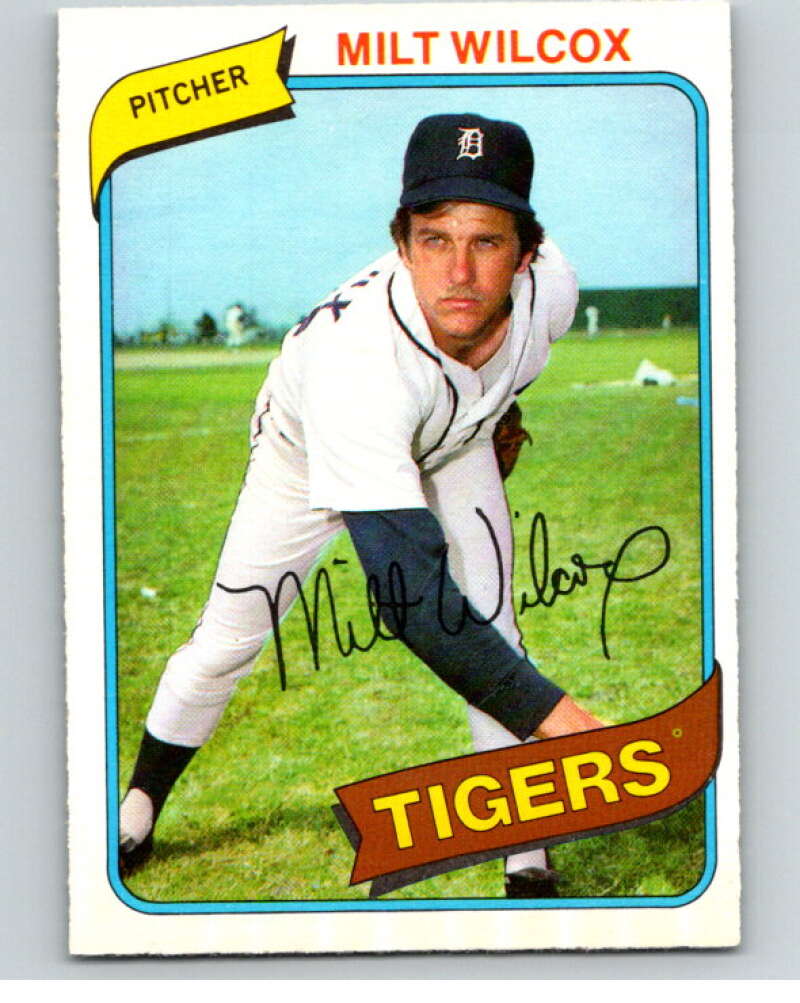 1980 O-Pee-Chee #204 Milt Wilcox Detroit Tigers V79456 Image 1