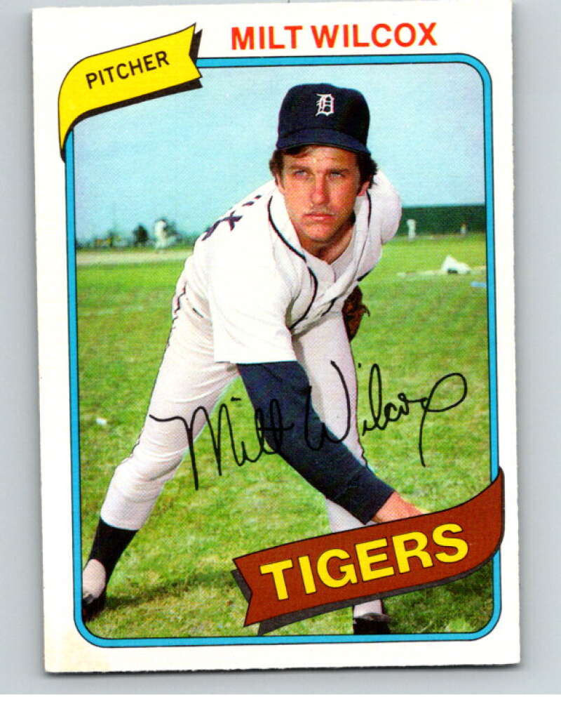1980 O-Pee-Chee #204 Milt Wilcox Detroit Tigers V79458 Image 1