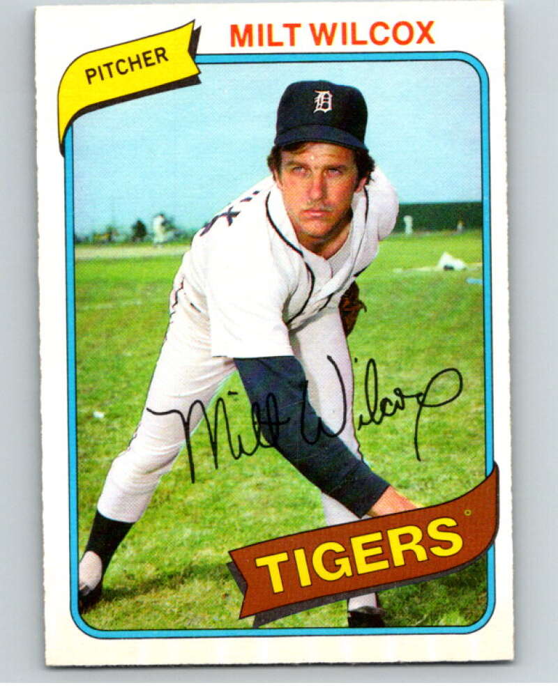 1980 O-Pee-Chee #204 Milt Wilcox Detroit Tigers V79459 Image 1