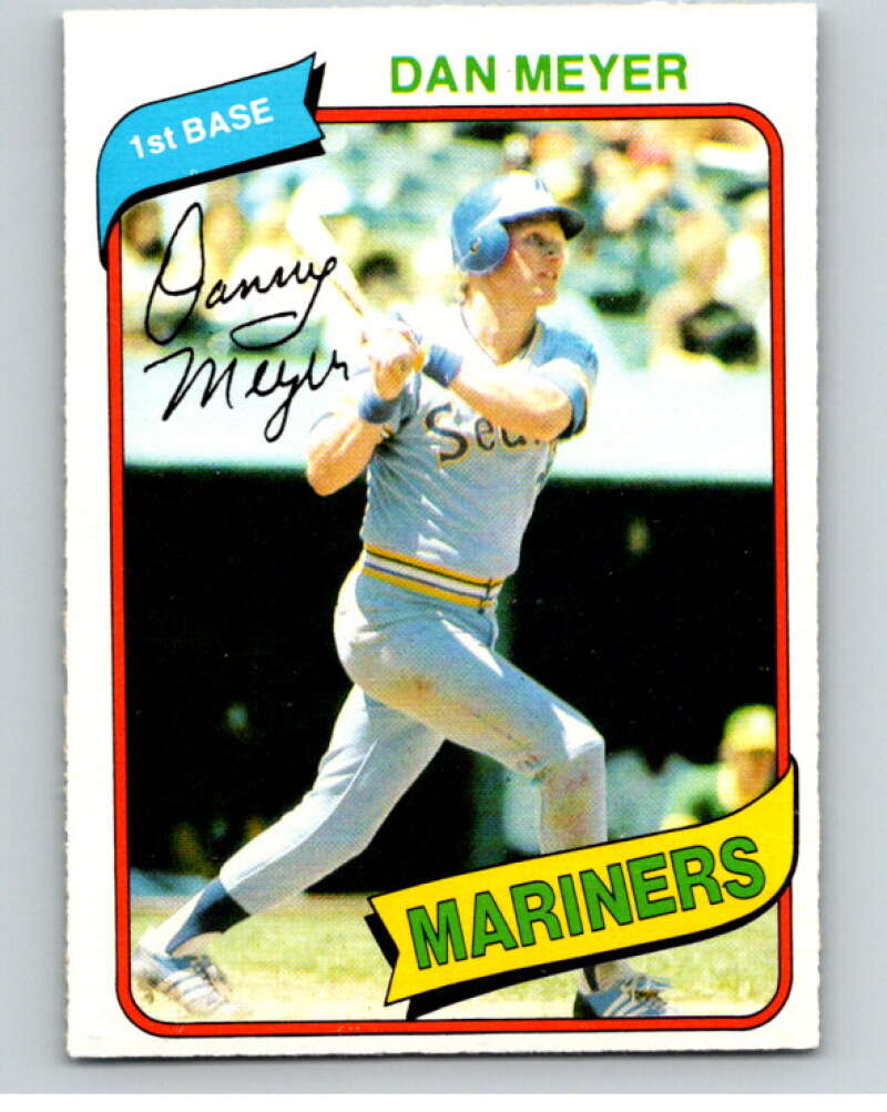 1980 O-Pee-Chee #207 Dan Meyer Seattle Mariners V79465 Image 1