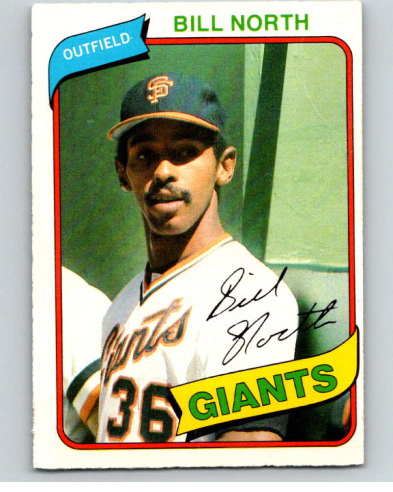 1980 O-Pee-Chee #213 Bill North San Francisco Giants V79485 Image 1