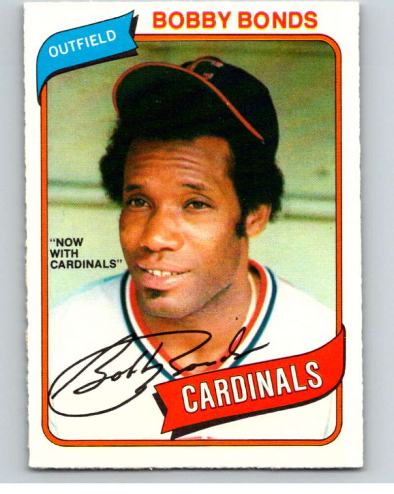 1980 O-Pee-Chee #215 Bobby Bonds Cardinals/Indians V79492 Image 1