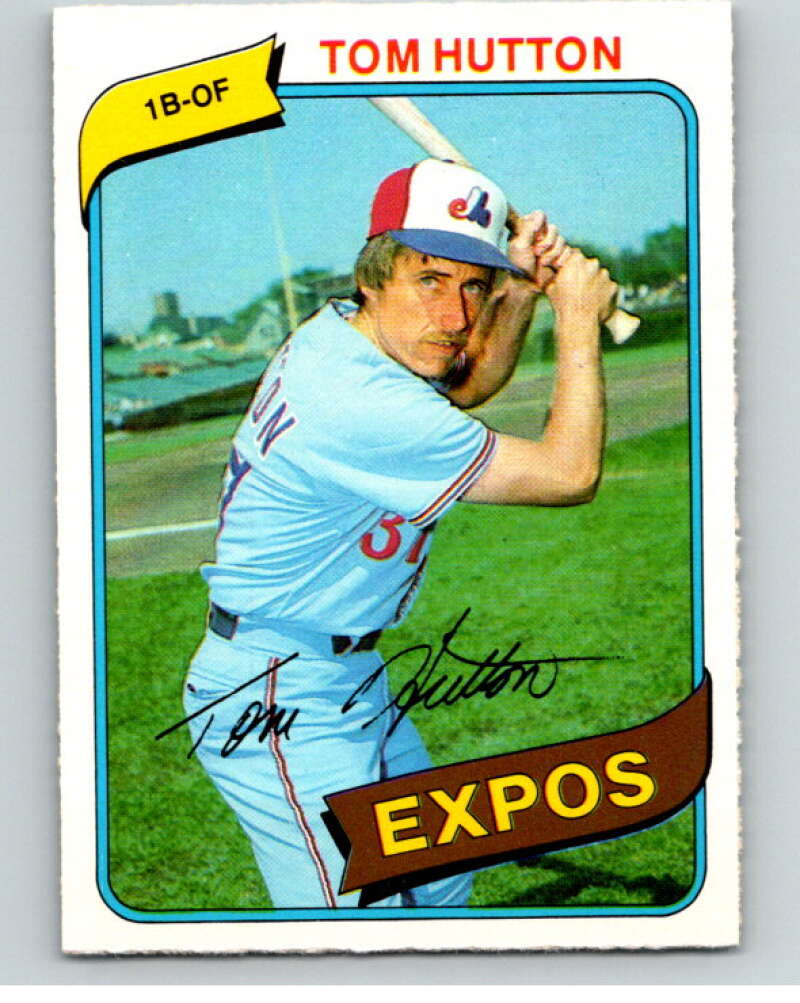 1980 O-Pee-Chee #219 Tom Hutton Montreal Expos V79504 Image 1