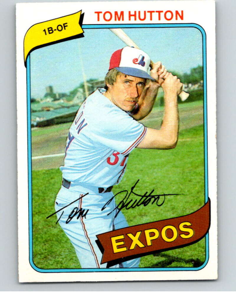 1980 O-Pee-Chee #219 Tom Hutton Montreal Expos V79505 Image 1