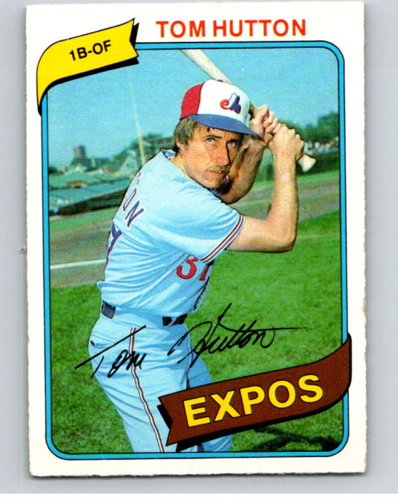 1980 O-Pee-Chee #219 Tom Hutton Montreal Expos V79508 Image 1