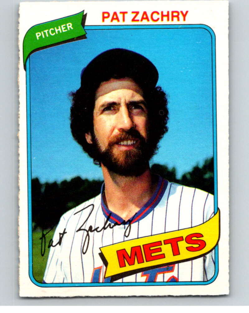 1980 O-Pee-Chee #220 Pat Zachry New York Mets V79509 Image 1