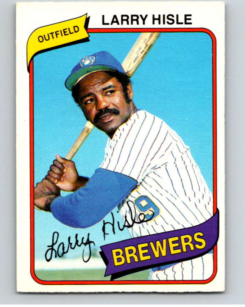 1980 O-Pee-Chee #222 Larry Hisle Milwaukee Brewers V79517 Image 1