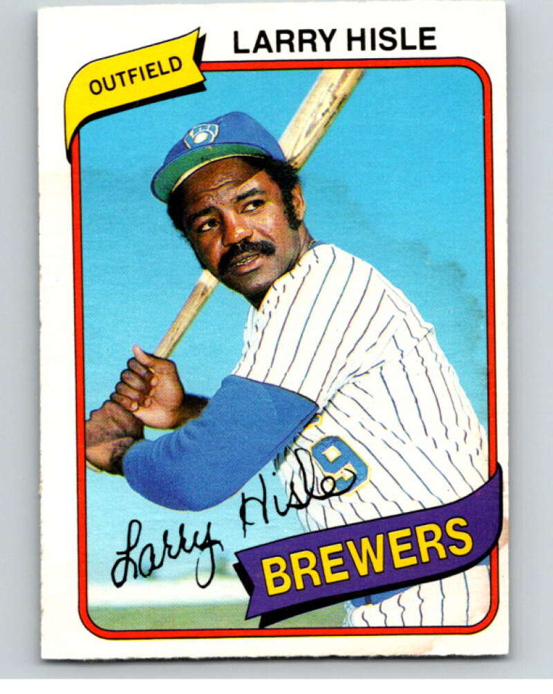 1980 O-Pee-Chee #222 Larry Hisle Milwaukee Brewers V79519 Image 1