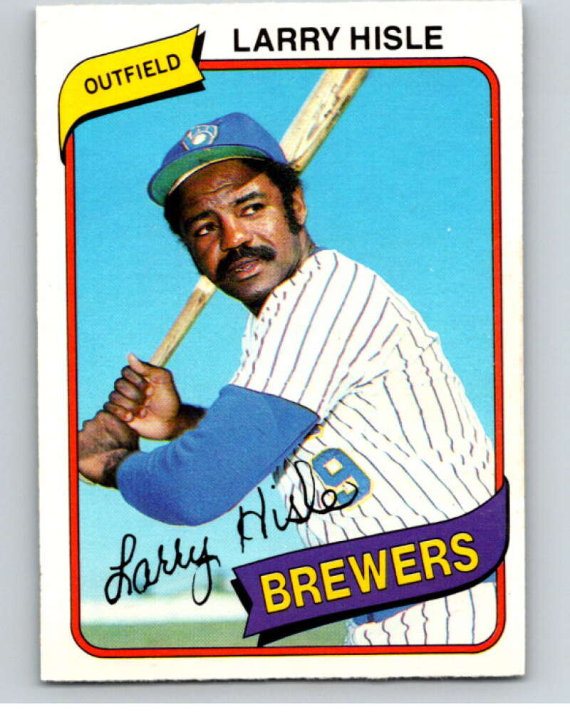 1980 O-Pee-Chee #222 Larry Hisle Milwaukee Brewers V79520 Image 1