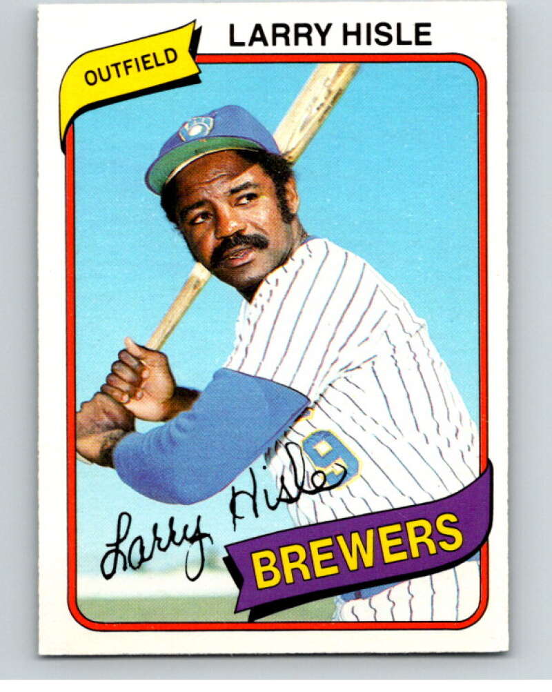 1980 O-Pee-Chee #222 Larry Hisle Milwaukee Brewers V79522 Image 1