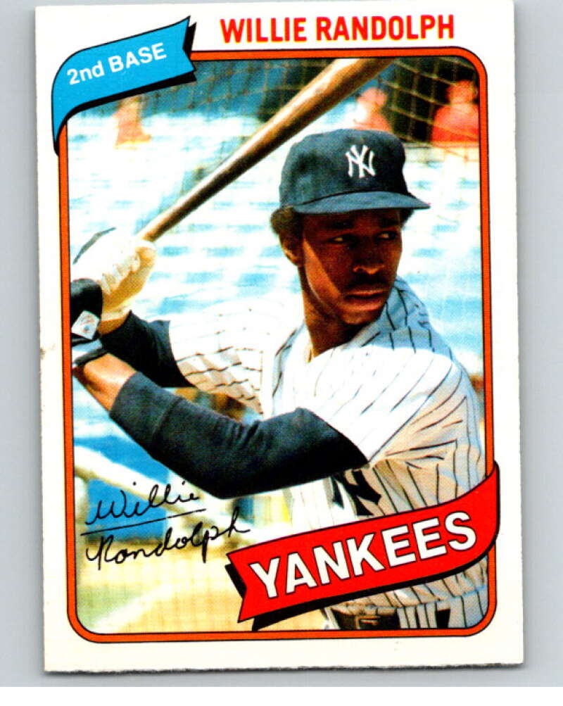 1980 O-Pee-Chee #239 Willie Randolph New York Yankees V79568 Image 1