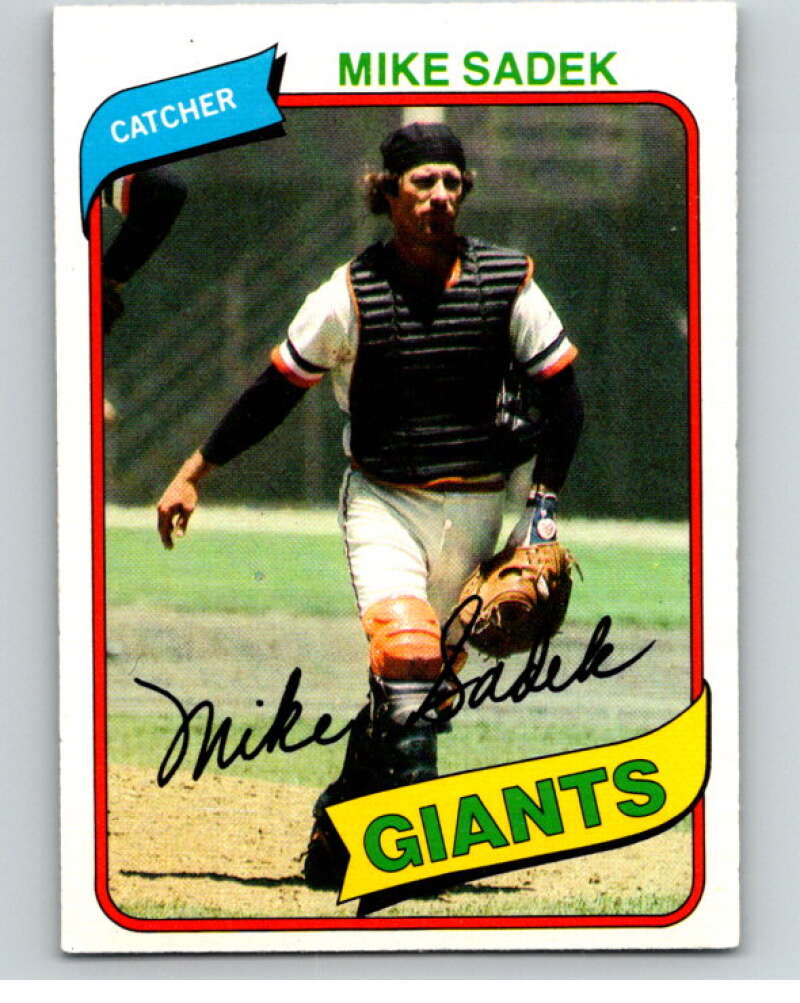 1980 O-Pee-Chee #240 Mike Sadek San Francisco Giants V79574 Image 1
