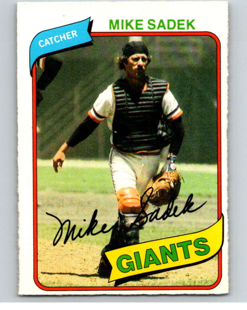 1980 O-Pee-Chee #240 Mike Sadek San Francisco Giants V79575 Image 1