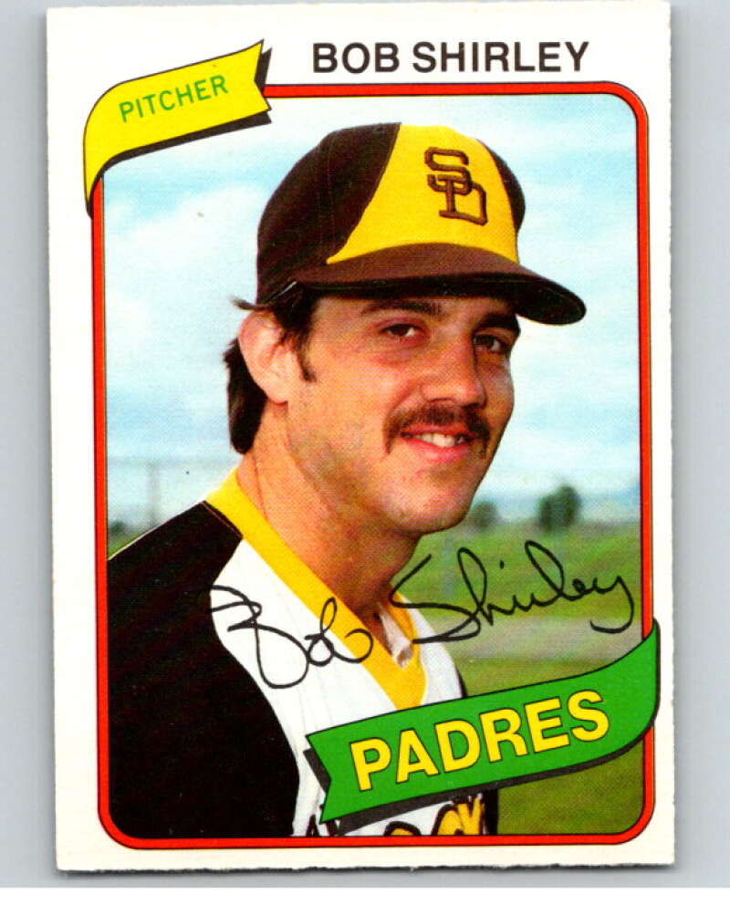 1980 O-Pee-Chee #248 Bob Shirley San Diego Padres V79587 Image 1