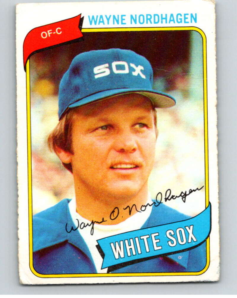 1980 O-Pee-Chee #253 Wayne Nordhagen Chicago White Sox V79610 Image 1