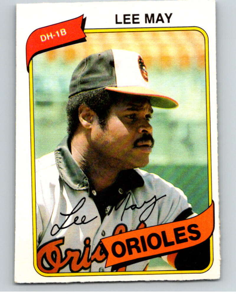 1980 O-Pee-Chee #255 Lee May Baltimore Orioles V79616 Image 1