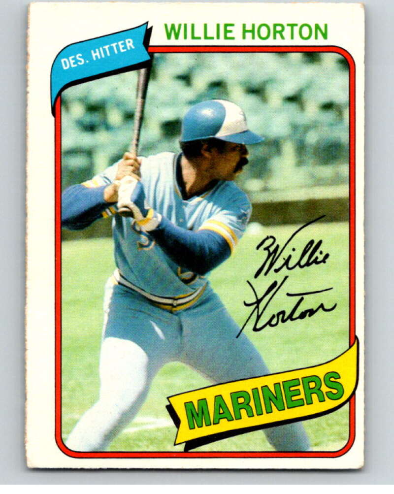 1980 O-Pee-Chee #277 Willie Horton Seattle Mariners V79676 Image 1