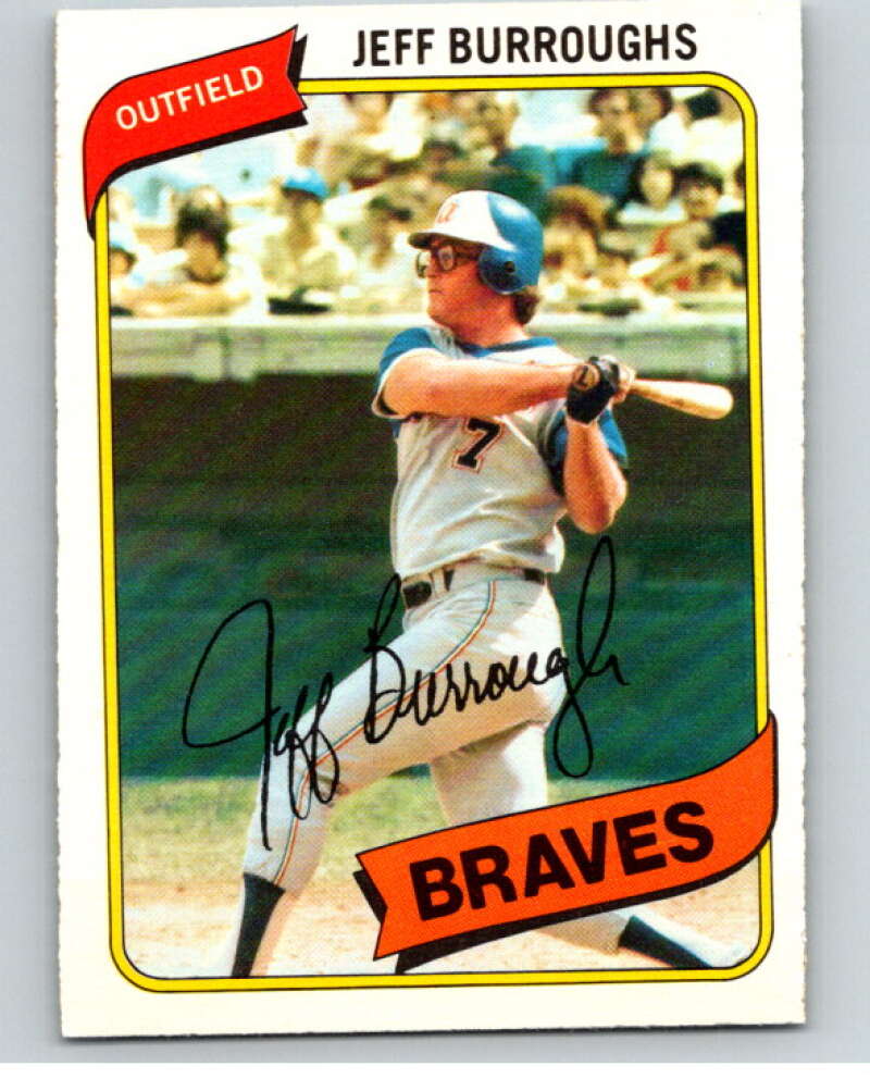 1980 O-Pee-Chee #283 Jeff Burroughs Atlanta Braves V79688 Image 1