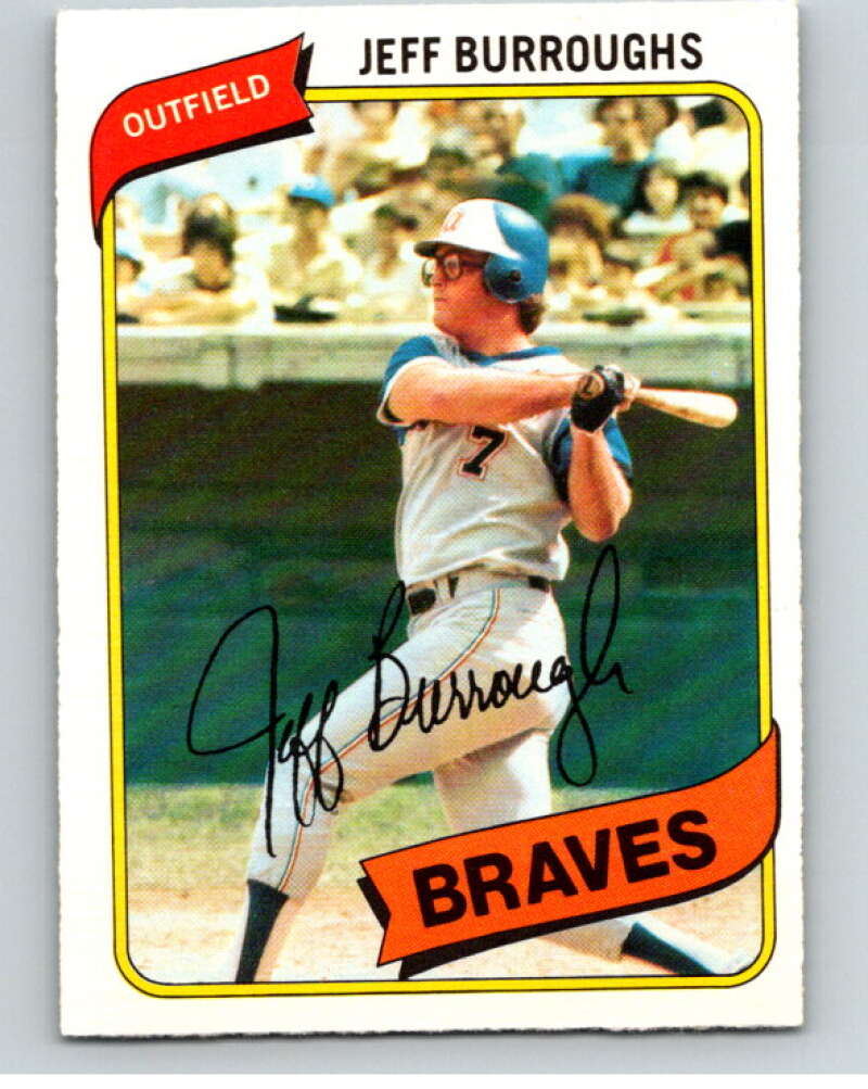 1980 O-Pee-Chee #283 Jeff Burroughs Atlanta Braves V79691 Image 1