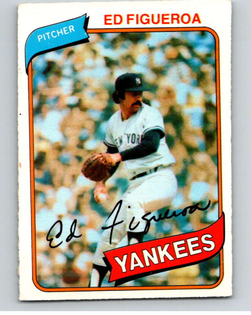 1980 O-Pee-Chee #288 Ed Figueroa New York Yankees V79704 Image 1