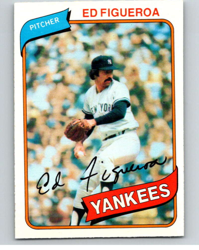 1980 O-Pee-Chee #288 Ed Figueroa New York Yankees V79705 Image 1