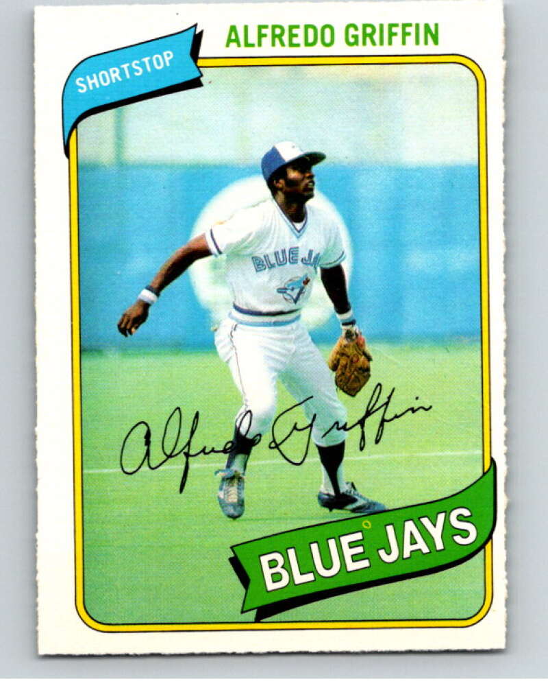 1980 O-Pee-Chee #290 Alfredo Griffin Toronto Blue Jays V79707 Image 1