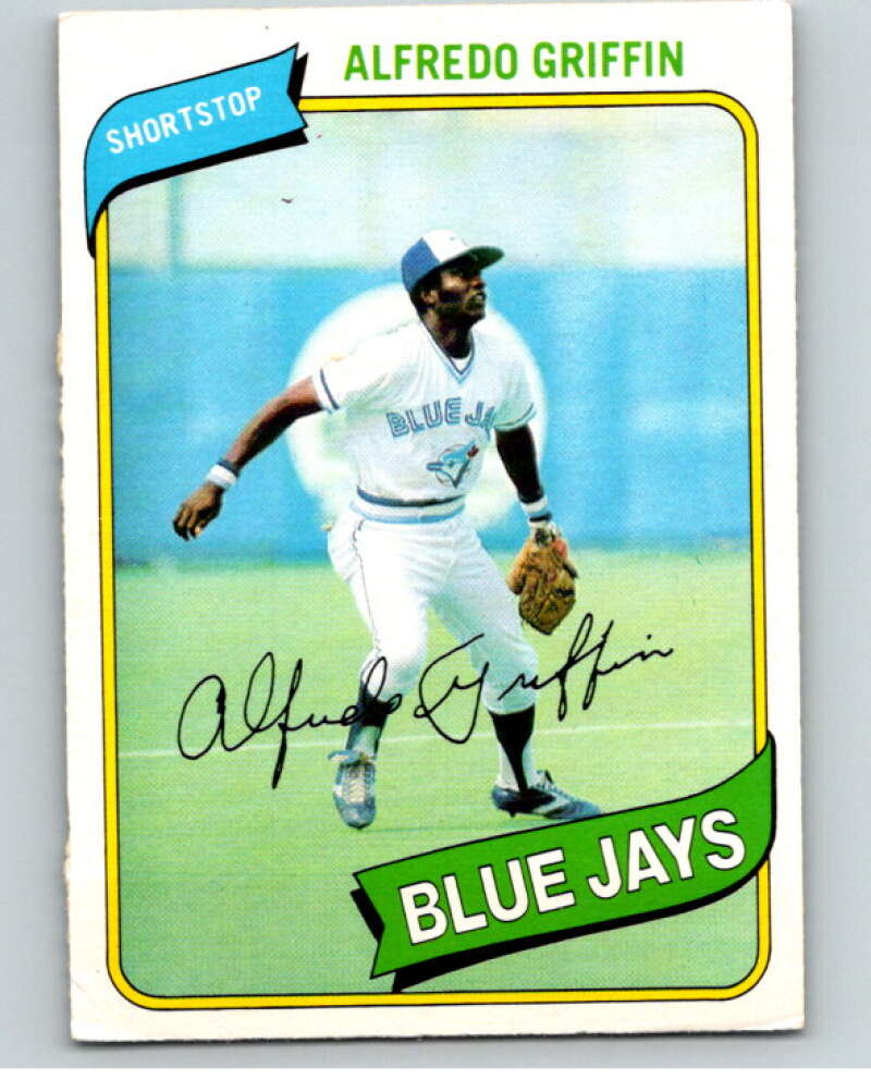 1980 O-Pee-Chee #290 Alfredo Griffin Toronto Blue Jays V79709 Image 1