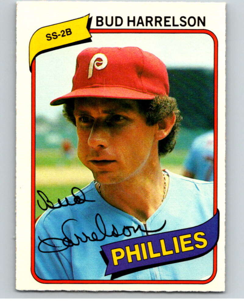1980 O-Pee-Chee #294 Bud Harrelson Philadelphia Phillies V79719 Image 1