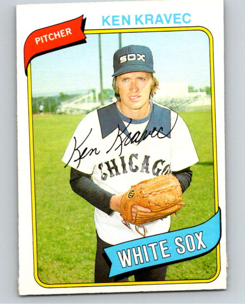 1980 O-Pee-Chee #299 Ken Kravec Chicago White Sox V79731 Image 1