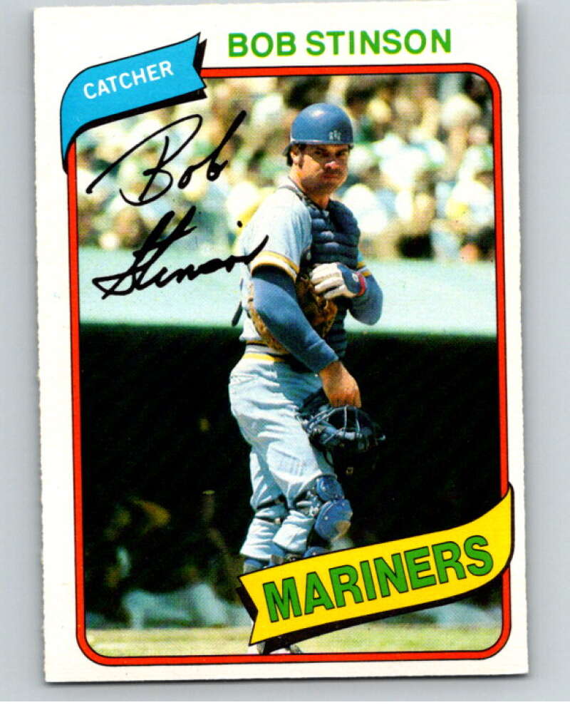 1980 O-Pee-Chee #305 Bob Stinson Seattle Mariners V79743 Image 1