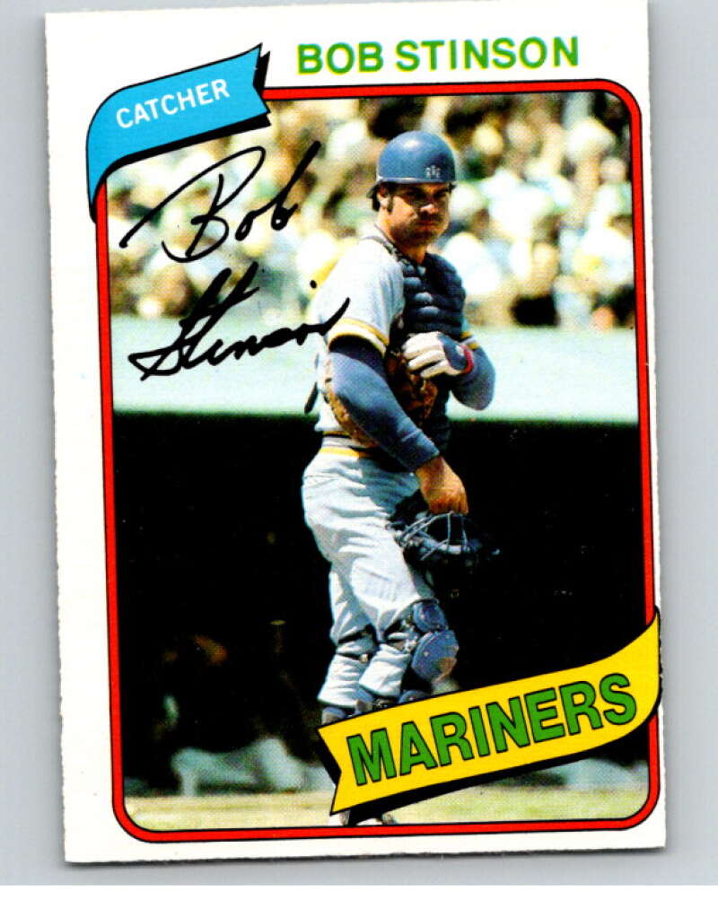 1980 O-Pee-Chee #305 Bob Stinson Seattle Mariners V79745 Image 1