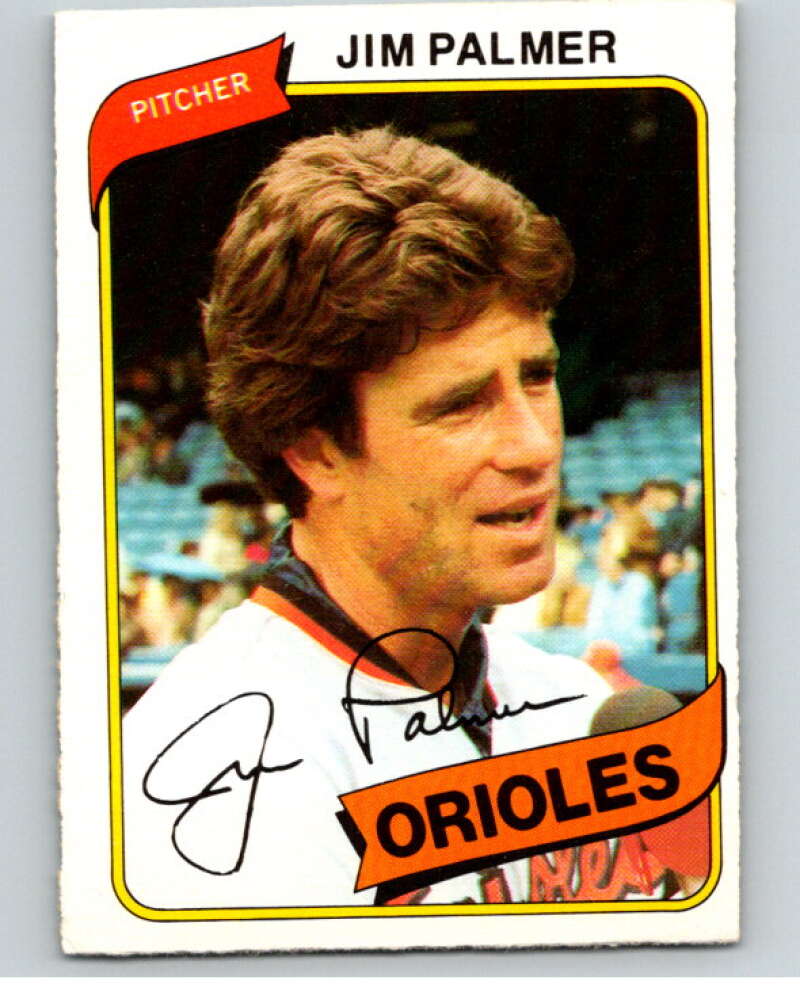 1980 O-Pee-Chee #310 Jim Palmer Baltimore Orioles V79761 Image 1