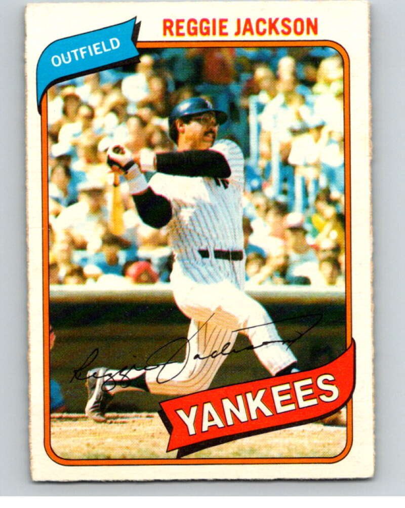 1980 O-Pee-Chee #314 Reggie Jackson New York Yankees V79773 Image 1