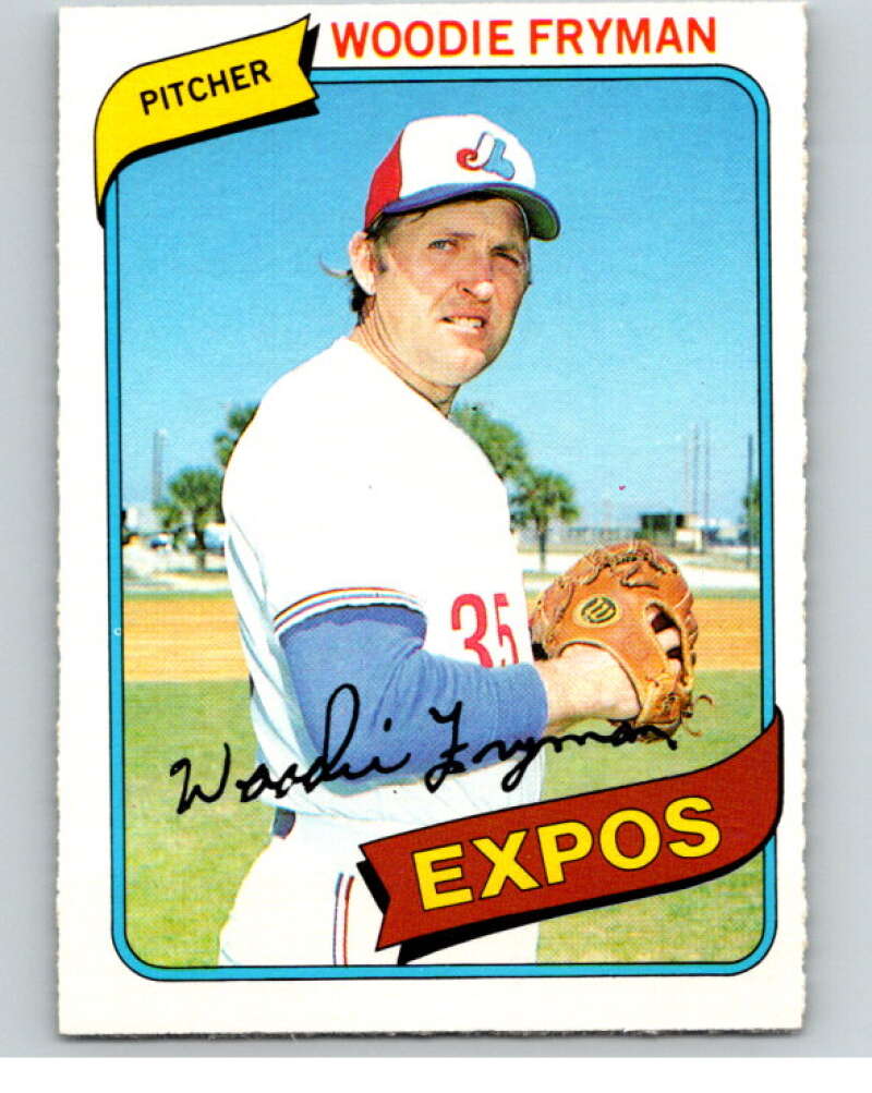 1980 O-Pee-Chee #316 Woodie Fryman Montreal Expos V79778 Image 1