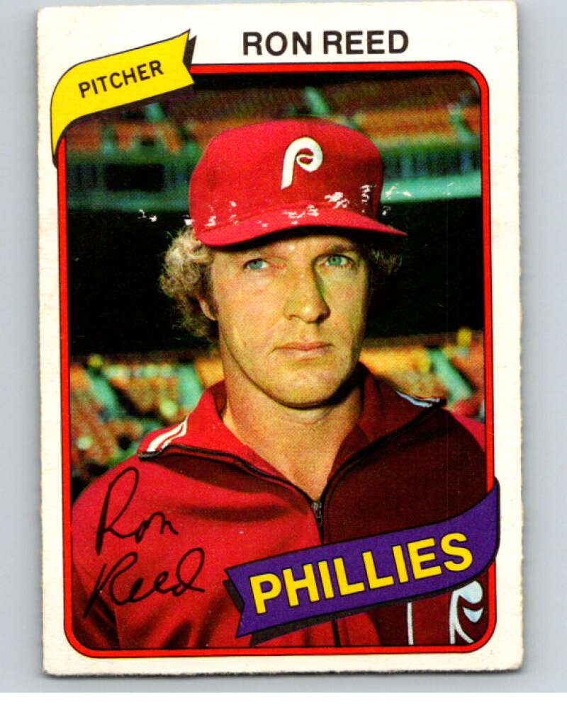 1980 O-Pee-Chee #318 Ron Reed Philadelphia Phillies V79787 Image 1