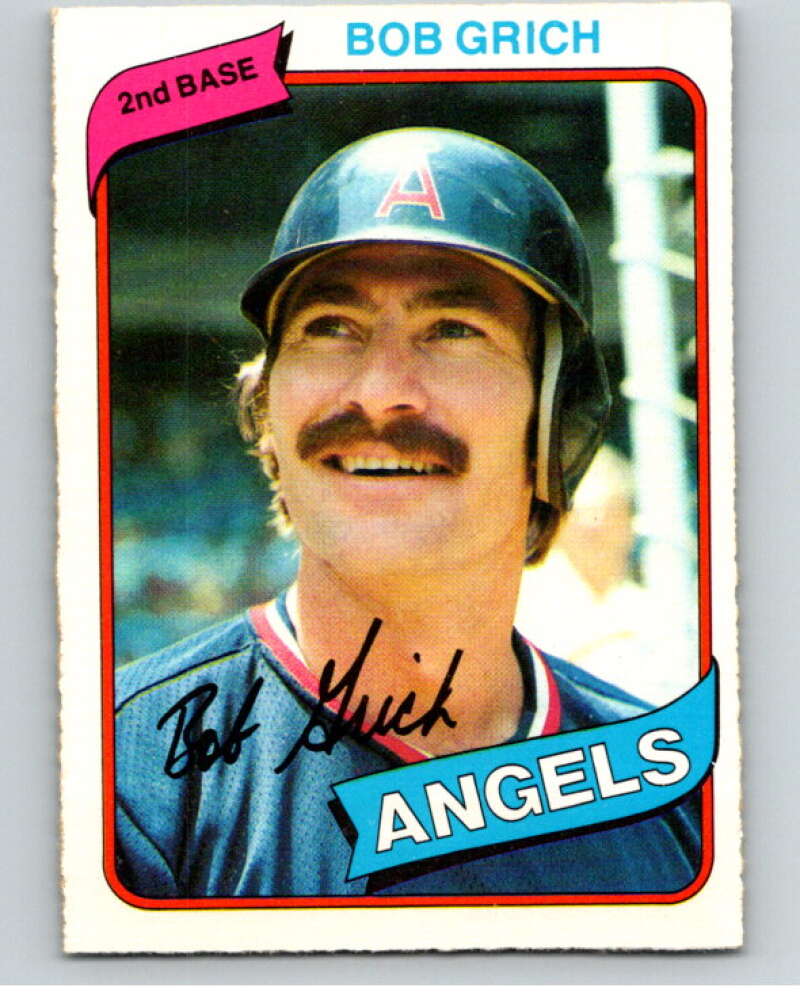 1980 O-Pee-Chee #326 Bobby Grich California Angels V79809 Image 1