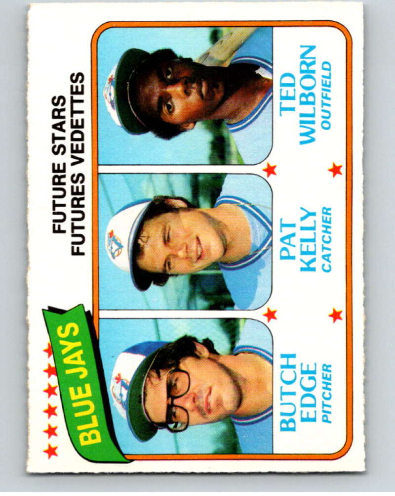 1980 O-Pee-Chee #329 Edge/Kelly/Wilborn Blue Jays Blue Jays V79815 Image 1