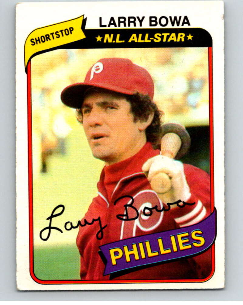 1980 O-Pee-Chee #330 Larry Bowa Philadelphia Phillies V79818 Image 1
