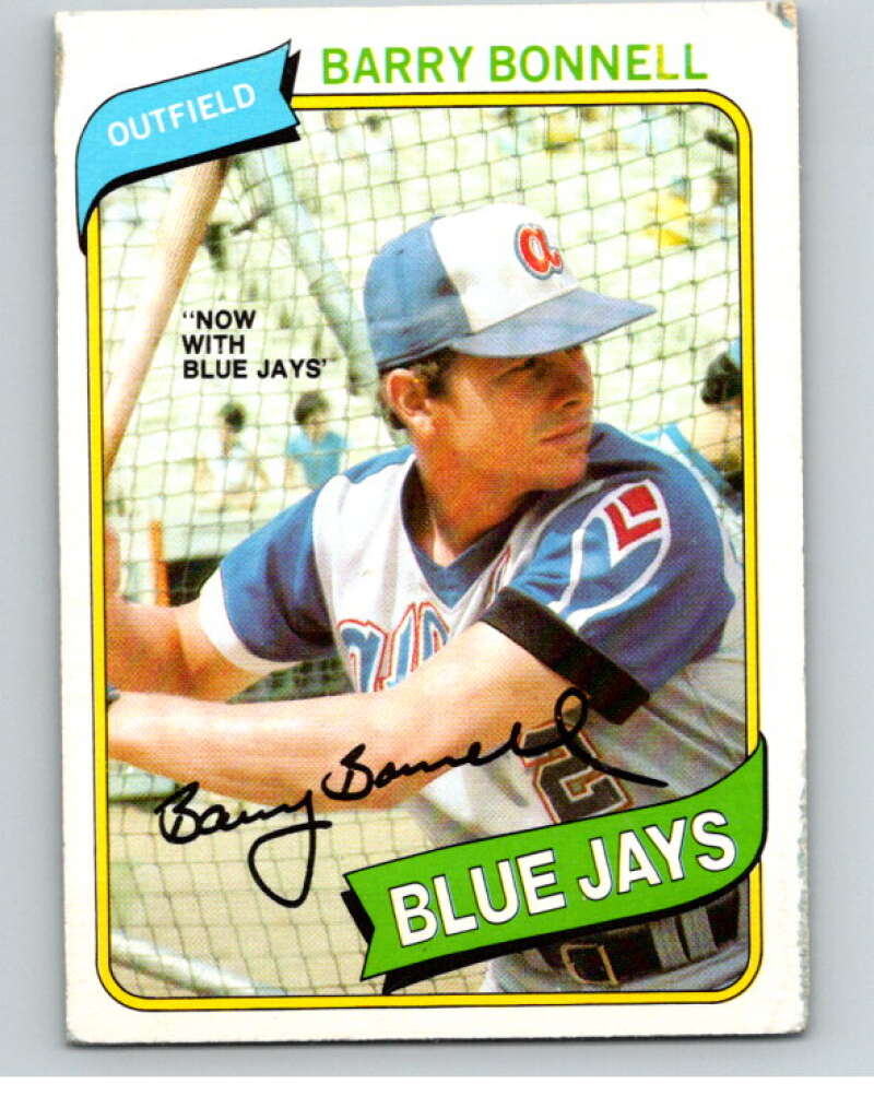 1980 O-Pee-Chee #331 Barry Bonnell Toronto Blue Jays/Atlanta Braves V79821 Image 1