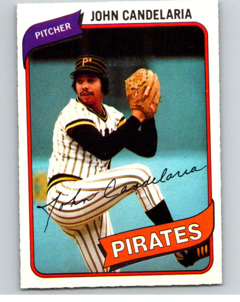 1980 O-Pee-Chee #332 John Candelaria Pittsburgh Pirates V79822 Image 1
