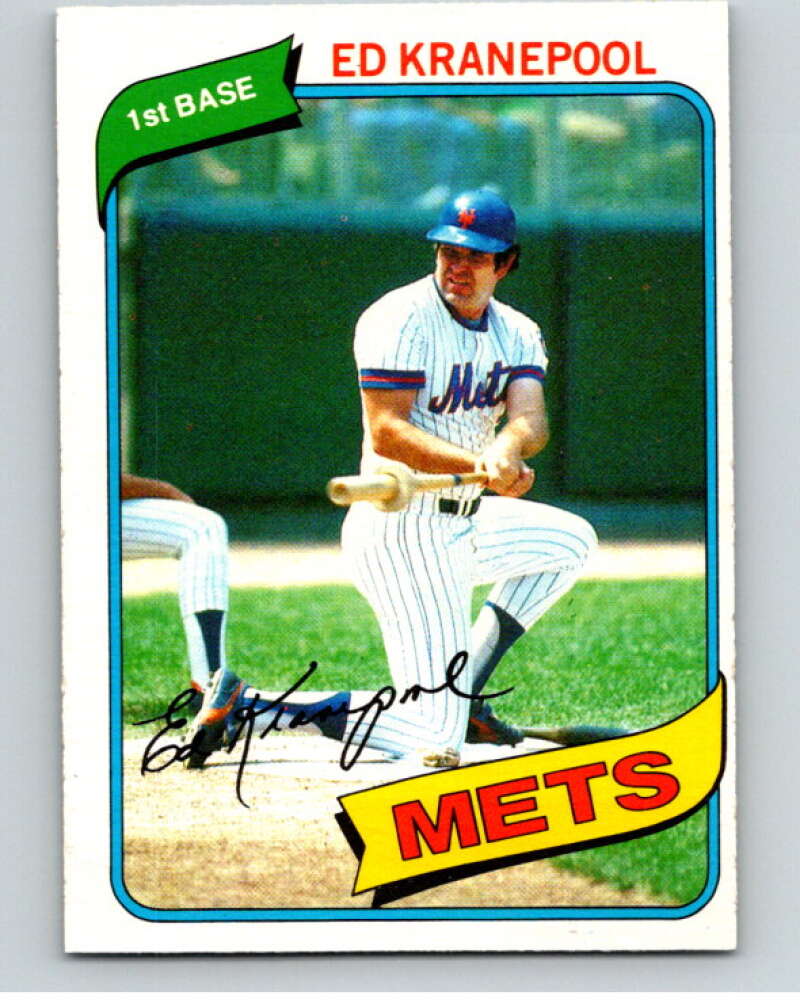 1980 O-Pee-Chee #336 Ed Kranepool New York Mets V79831 Image 1